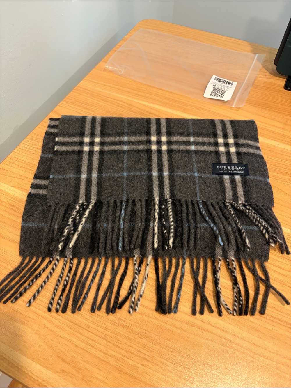 Burberry London Nova Check Cashmere Scarf